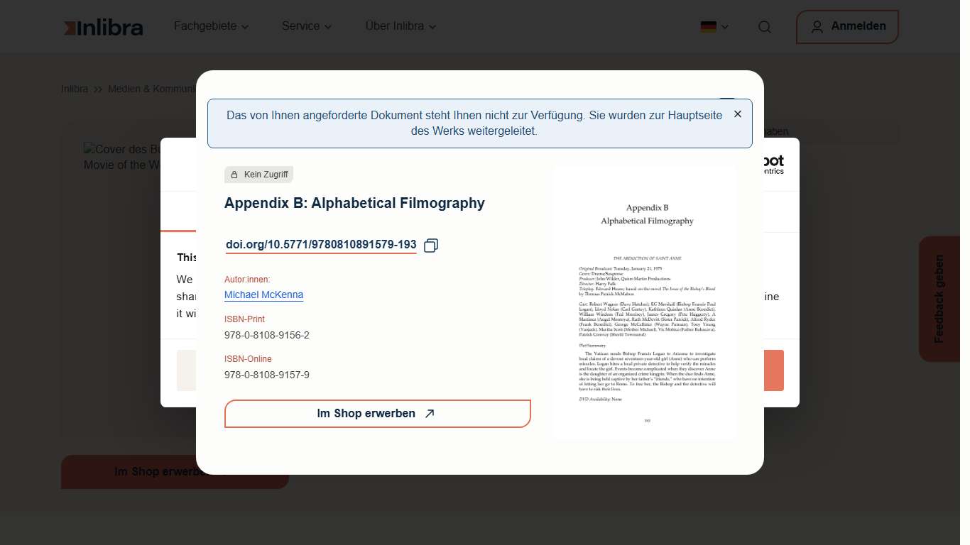 The ABC Movie of the Week - Inlibra