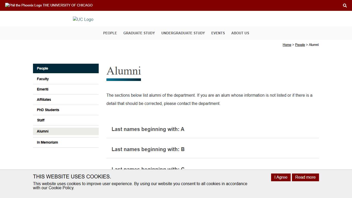 Alumni Department of Anthropology